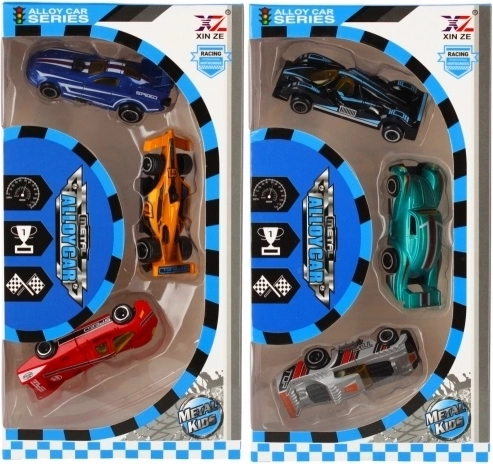 3 Rennautos in einem Set