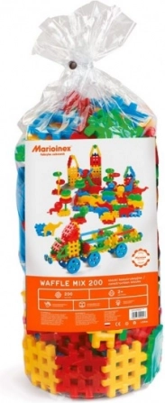 Bausteinset MARIONEX Waffle Mix 200 Teile für Kinder ab 2 Jahren