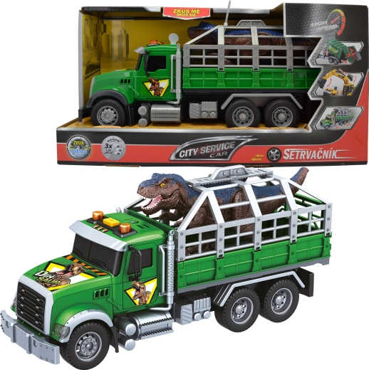 Dinosaurier-Transport-Lkw mit Sound und Licht 1:14
