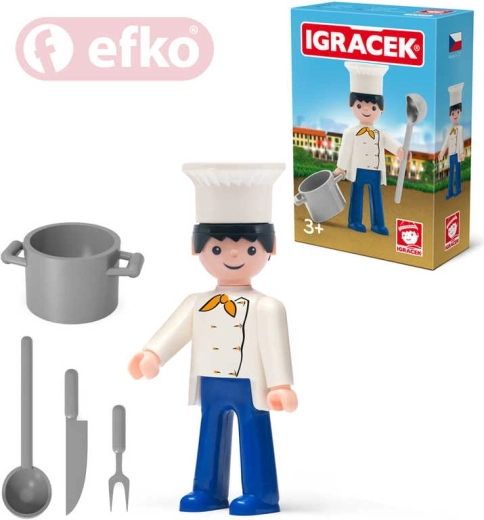 EFKO Igráček Koch mit Zubehör in der Schachtel