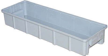 Regalschublade aus Kunststoff 20 × 60 × 9,5 cm, Tragfähigkeit 12 kg