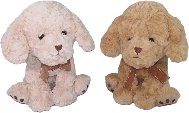 Plüschhündchen mit Schleife 20 cm