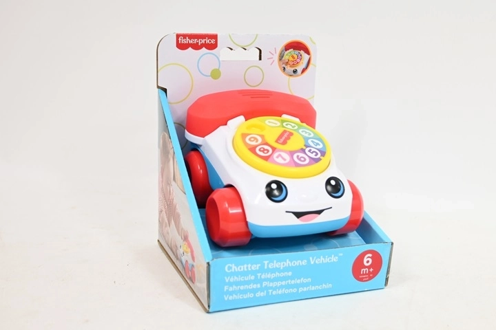 Fisher-Price Ziehtelefon auf Rollen für Kleinkinder
