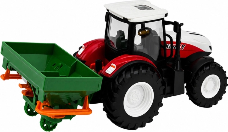 Realistischer Traktor mit Mähwerk