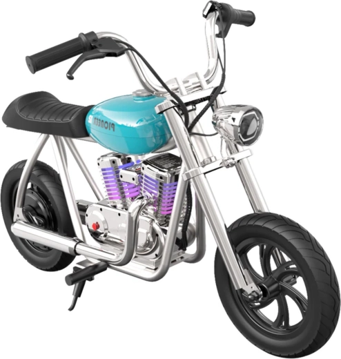 Elektrisches Kinder-Motorrad HYPER GOGO Pioneer 12 Plus APP blau