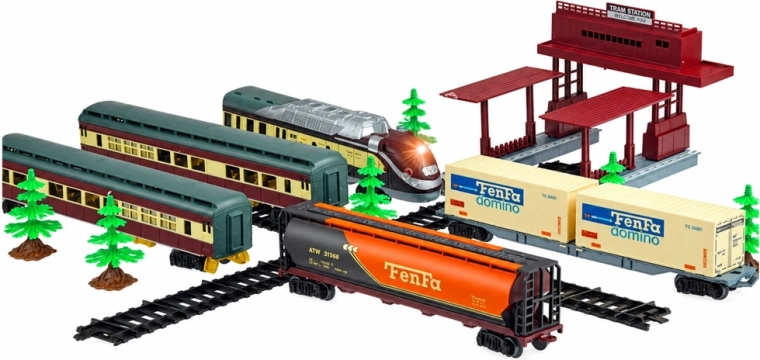 Landschaft für eine eigene Eisenbahnwelt