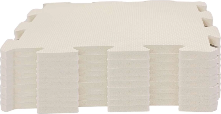 Nido.nido Schaum-Spielmatte (Puzzle) 9 Teile Ivory White