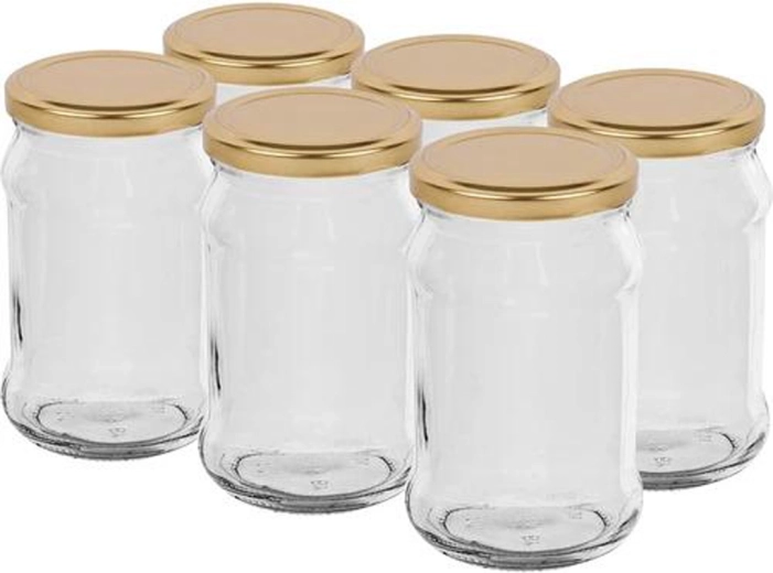 Einmachgläser mit Deckel 300 ml Twist, Set 6 Stk.