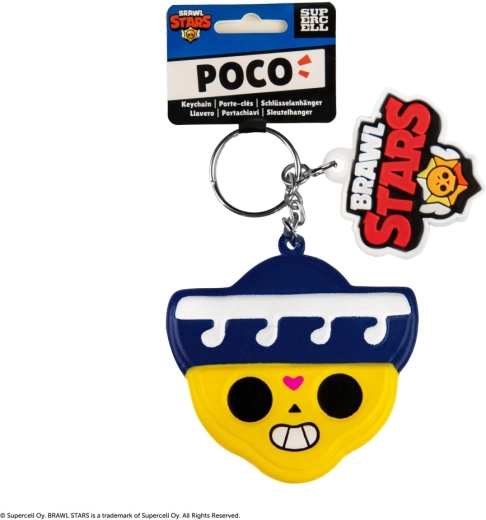 Brawl Stars Squishy-Schlüsselanhänger Poco