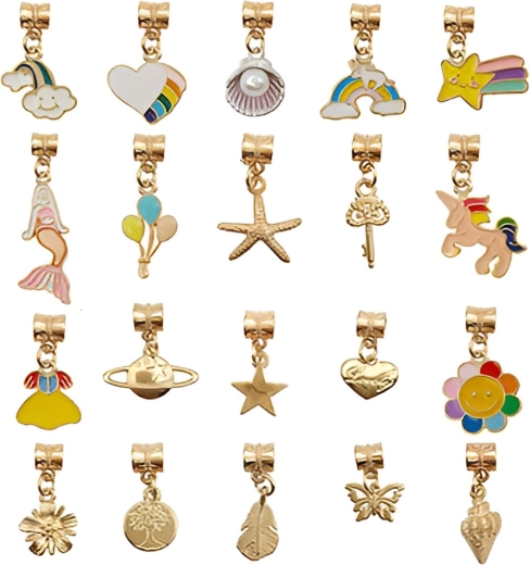 Charms-Anhänger mit verschiedenen Motiven