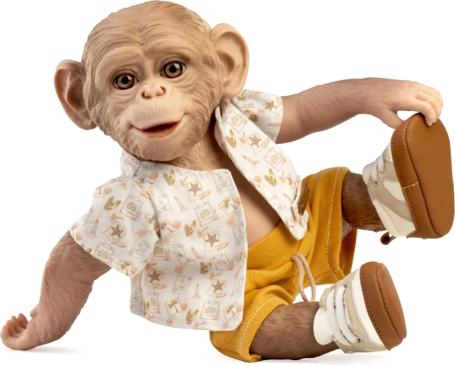 Guca Reborn realistisches Affenbaby mit vollständig aus Vinyl bestehendem Körper, 32 cm