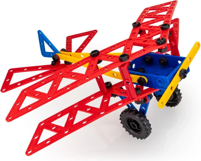 Kreative Modelle: Doppeldecker, Fahrzeuge und Schiffe