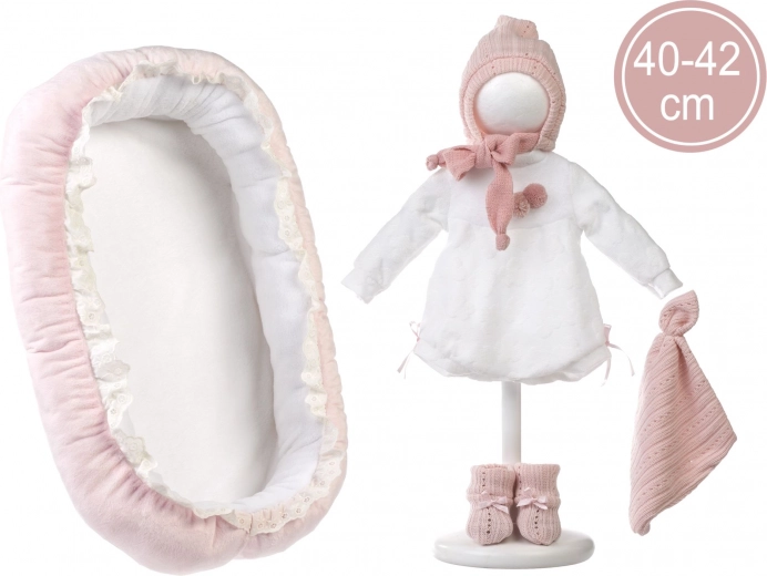 Kleidung für Babypuppe Größe 40–42 cm mit Zubehör
