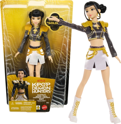 Singende Modepuppe KPop Demon Hunters HUNTR/X Zoey Golden