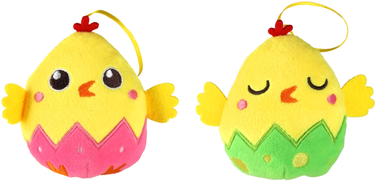 Osterdeko Küken mit Pfeife, Set 8 Stk.