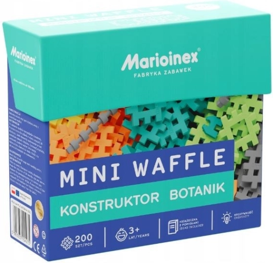 Mini Waffle Konstruktionsspielzeug Botanik 200 Teile