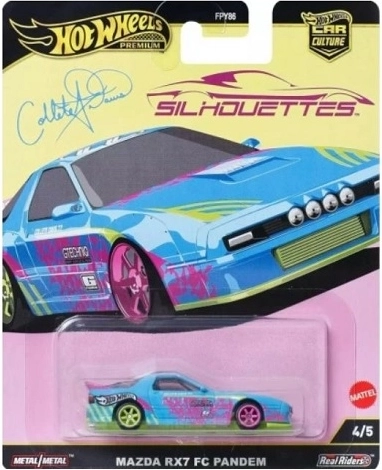 Hot Wheels Premium Modell Mazda RX-7 FC Pandem im Maßstab 1:64