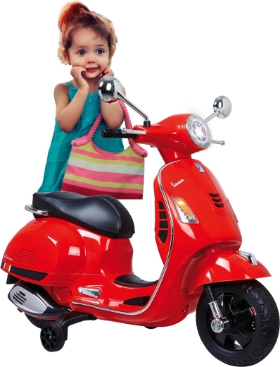 Jamara Kinder-Elektromotorrad Vespa GTS 125 rot 12 V