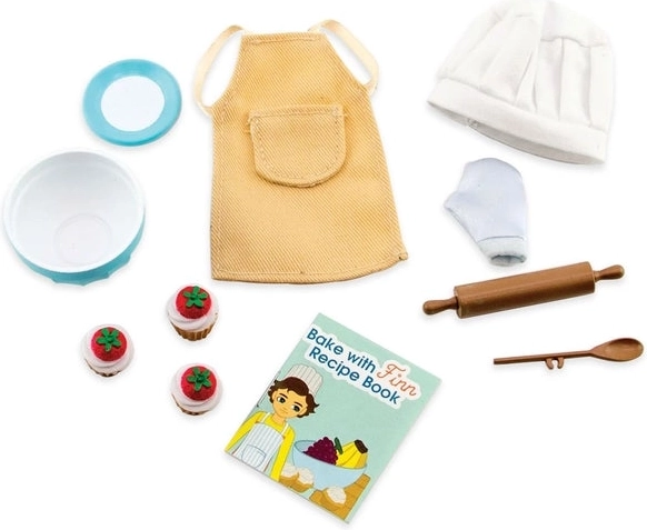Kleidung für Lottie-Puppe - Konditorin