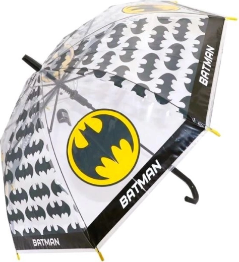 Automatischer transparenter Kinderregenschirm Batman