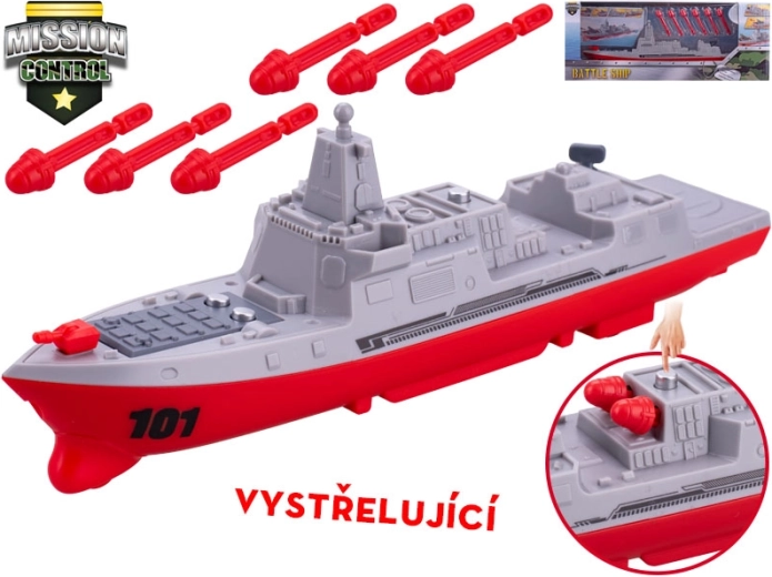 Mission Control Zerstörer – Schwungrad-Kriegsschiff mit 24 cm Geschossen