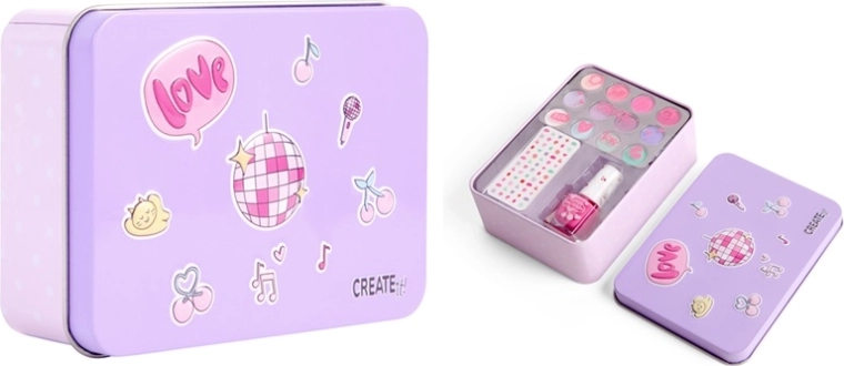Create it! Kosmetikkassette mit Lidschatten und Nagellack