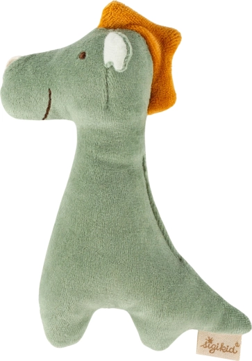 Sigikid erstes Schmusetuch – Drache mit Rassel 14 cm