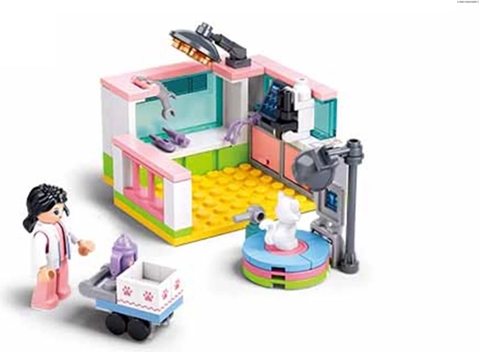 Baukasten Sluban Metropolis Tierambulanz