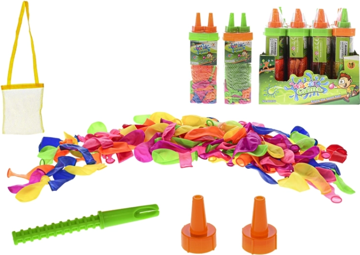 Wasserballons mit Füllhilfe – Set mit 120 Stück