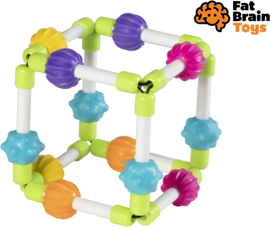 Fat Brain weiches Sinnes-Spielzeug Quubi für Babys