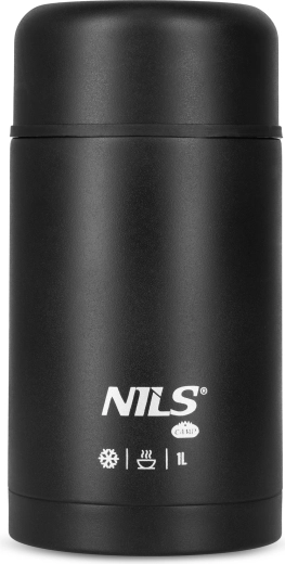 NILS Camp Thermobehälter für Speisen 1000 ml Schwarz