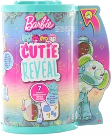 Barbie Cutie Reveal Chelsea Dschungel – Puppe im Plüschkostüm mit Überraschungen