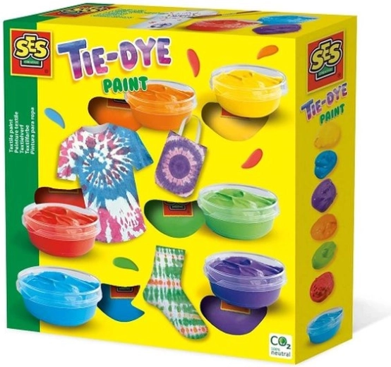 SES Textilfarben Tie-Dye Set, 6 Farben