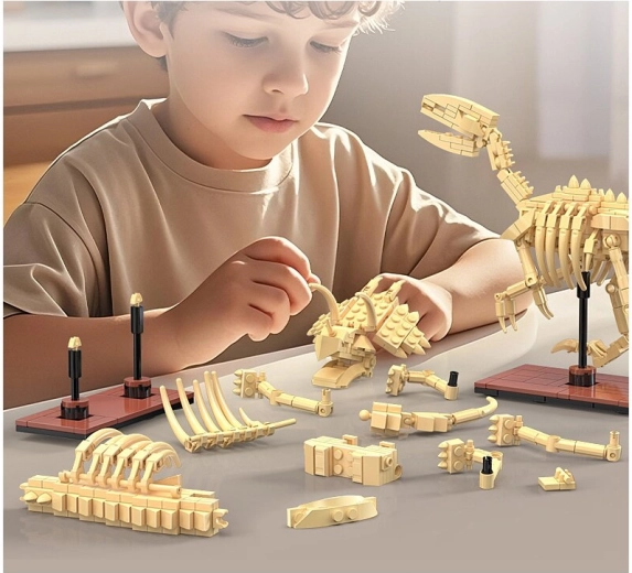 Bauspaß für kleine Paläontologen