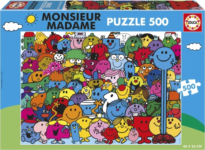 Educa Puzzle Monsieur Madame 500 Teile