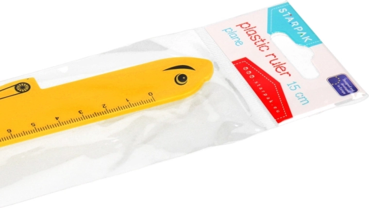 Verpackung in Folie mit Aufhänger