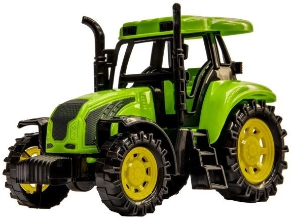 Realistischer Traktor mit auffälligen Details