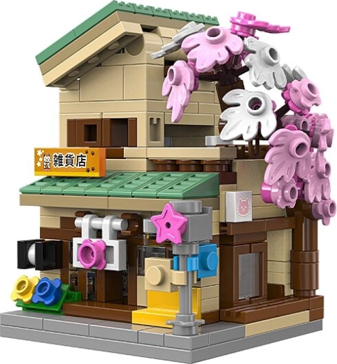 CaDA Mini Kitty's Lebensmittelgeschäft 1:65 als Bausatz