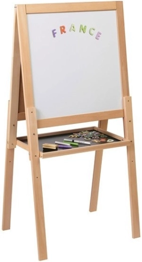 Magnetische Whiteboard-Tafel und Buchstaben