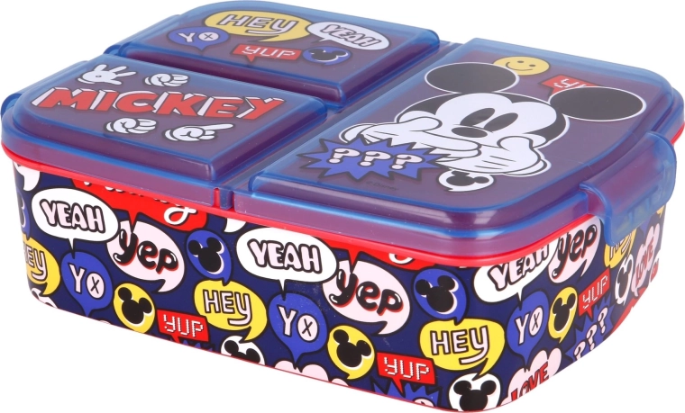Mehrkammer-Snackbox Mickey Mouse