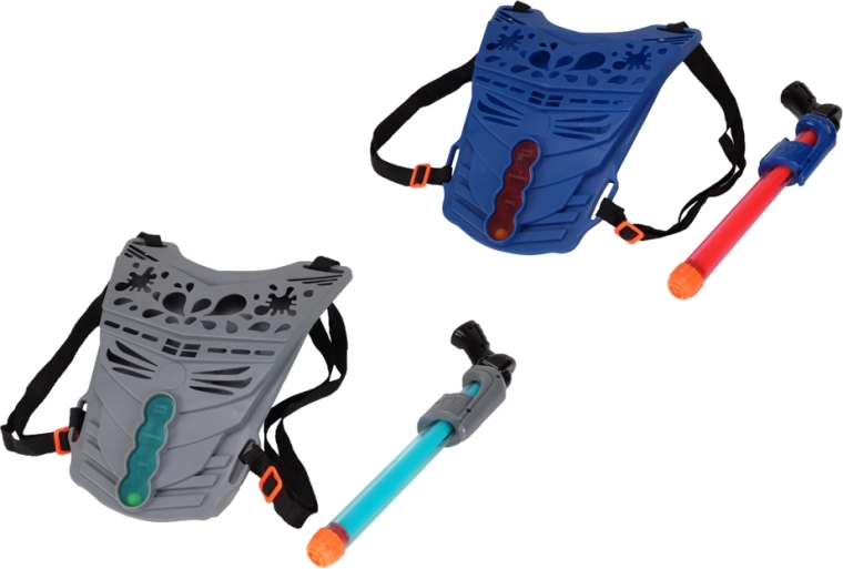 Wasser-Pumpgewehr mit Weste 33 cm, Set für Outdoor-Spaß