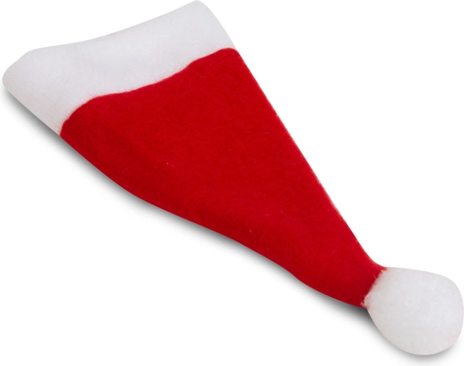Weihnachtsdekoration für Besteck – Nikolausmütze, 6 Stück