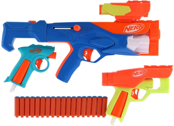 Drei Blaster für gemeinsame Action
