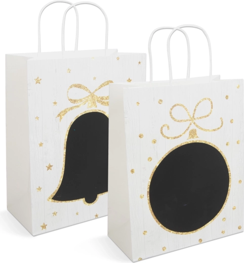 Weihnachtliche Geschenktüte für eine Flasche Kraft – 1 Stück