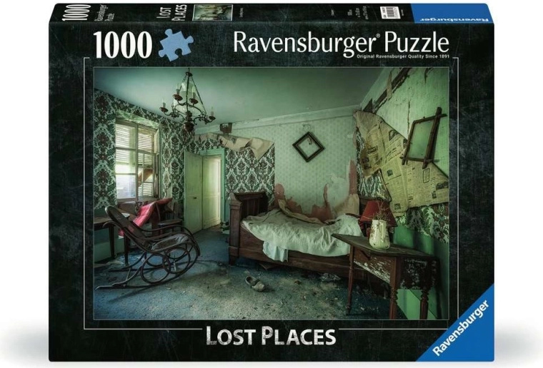 Ravensburger Puzzle Verlorene Orte: Grünes Schlafzimmer 1000 Teile