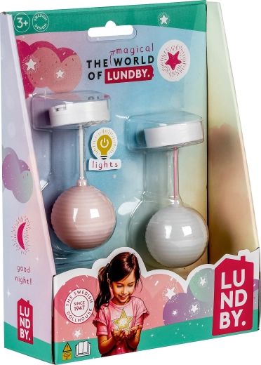 Zwei LED-Lampen für das Puppenhaus