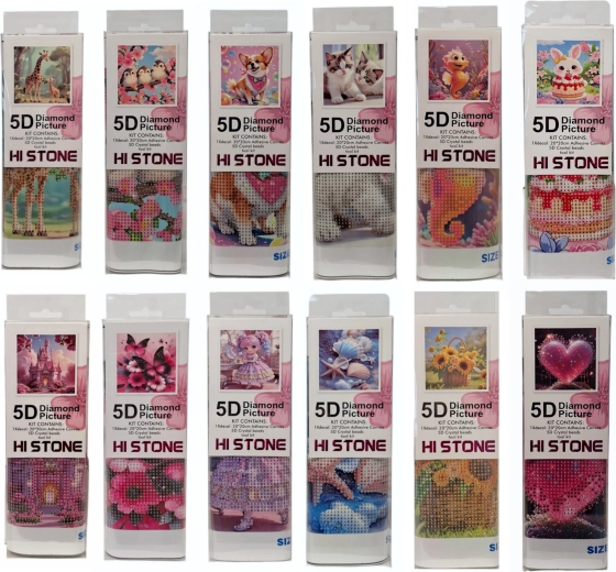 Diamantmosaik 5D Kreativ-Set 20 × 20 cm – 1 Stück