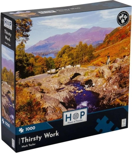 House of Puzzles Erfrischung am Bach – Puzzle mit 1000 Teilen
