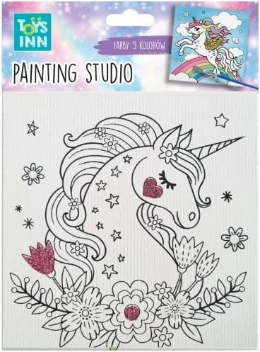 Kreatives Malkit Canvas Kleiner Vogel TOYSINN 15 × 15 cm