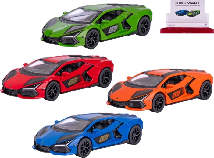 Metallmodellauto Lamborghini Revuelto 1:38 mit Rückzugmechanismus
